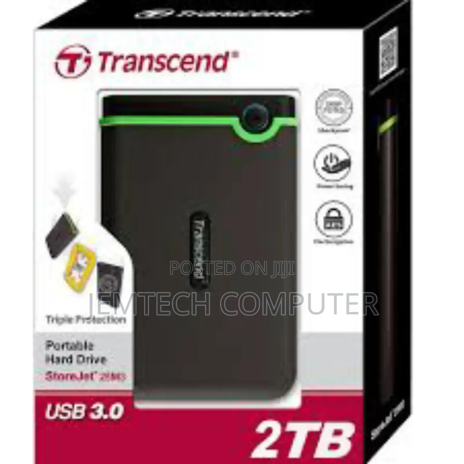 Transcend External HDD 2tb - Iron Grey