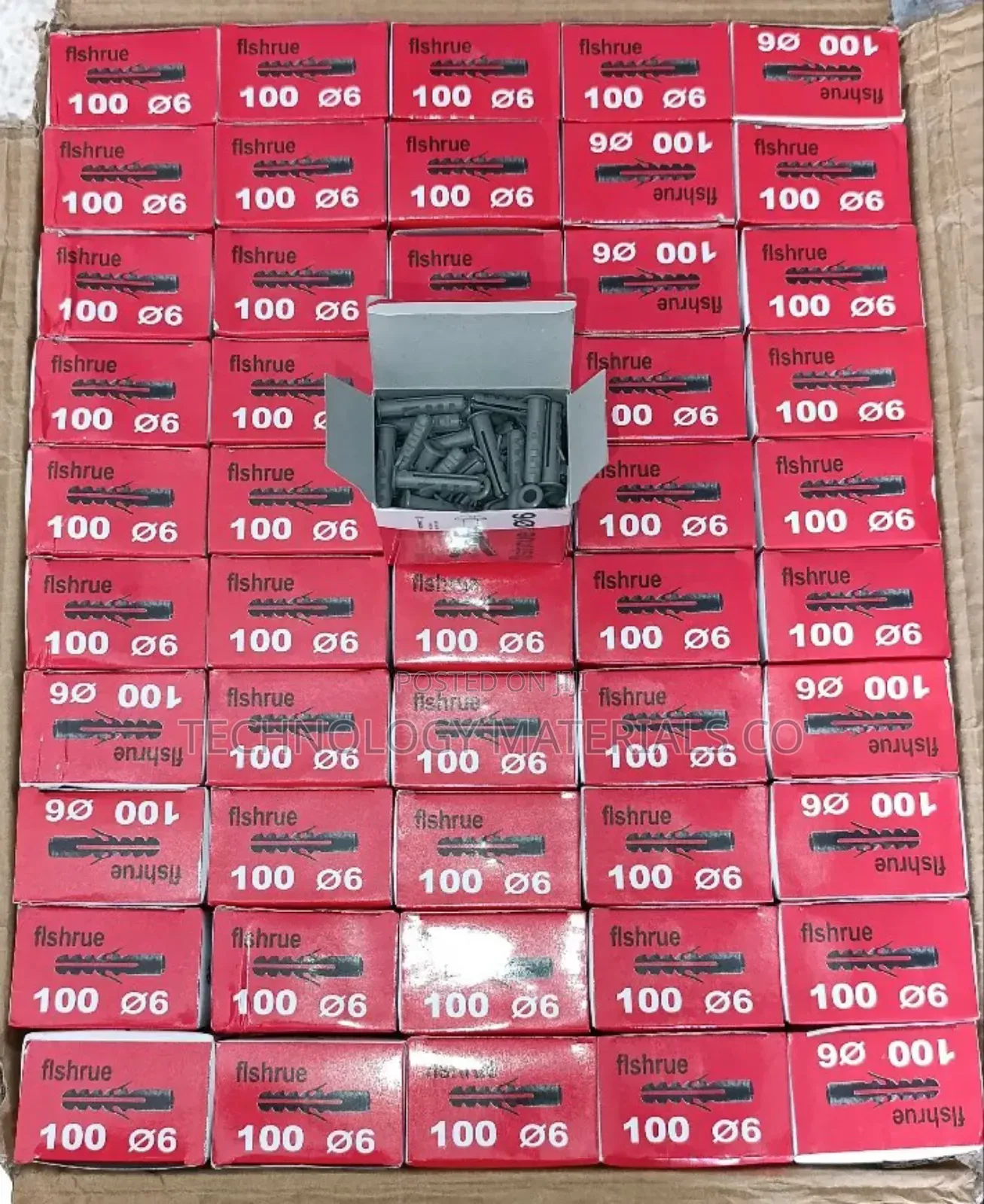 Wall Plug/Anchor (Grey) 100pcs/Box
