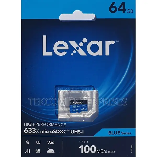 Lexar 64gb Microsd Memory Card