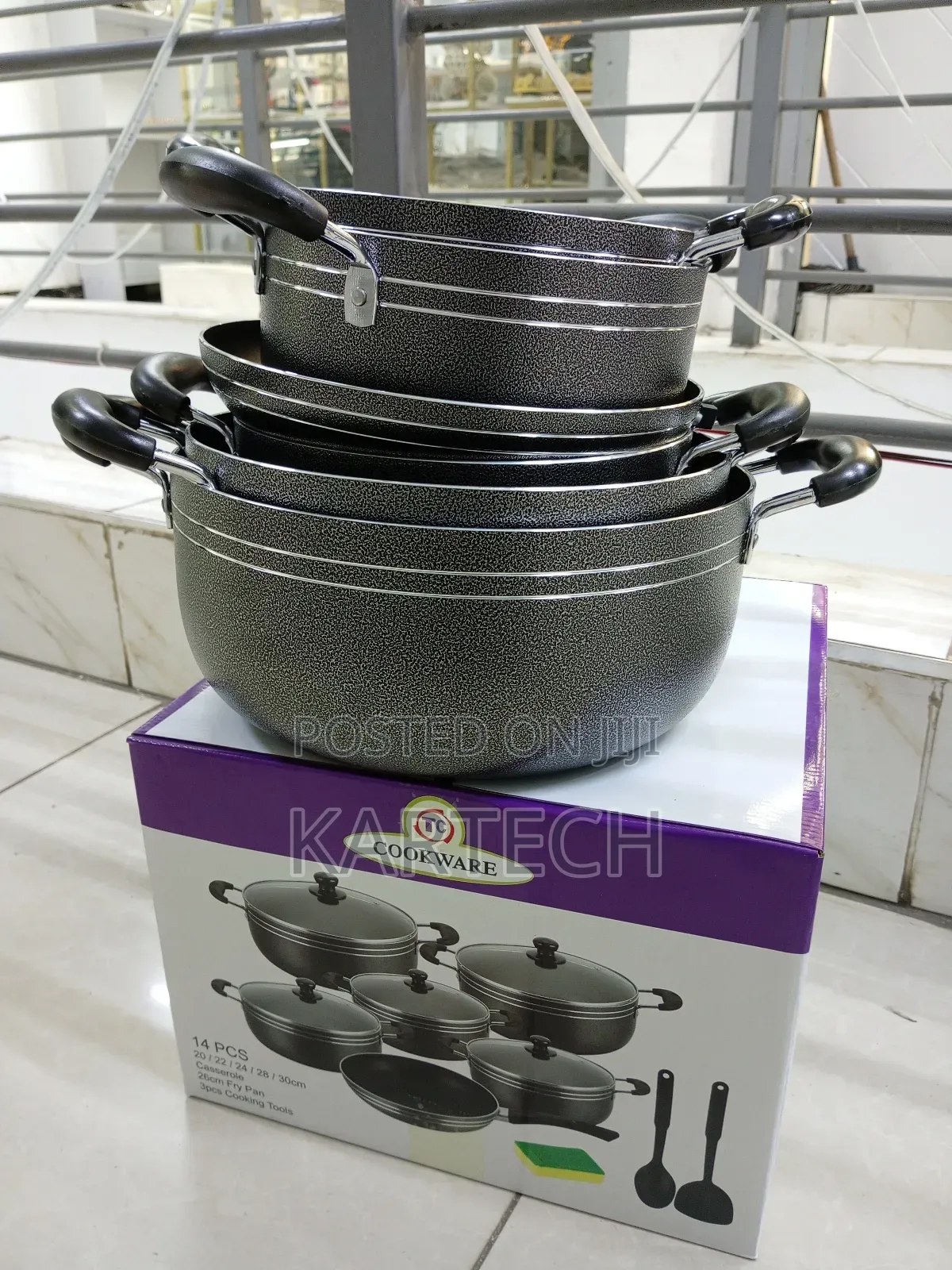 TC Nonstick Cookware 14 Pieces