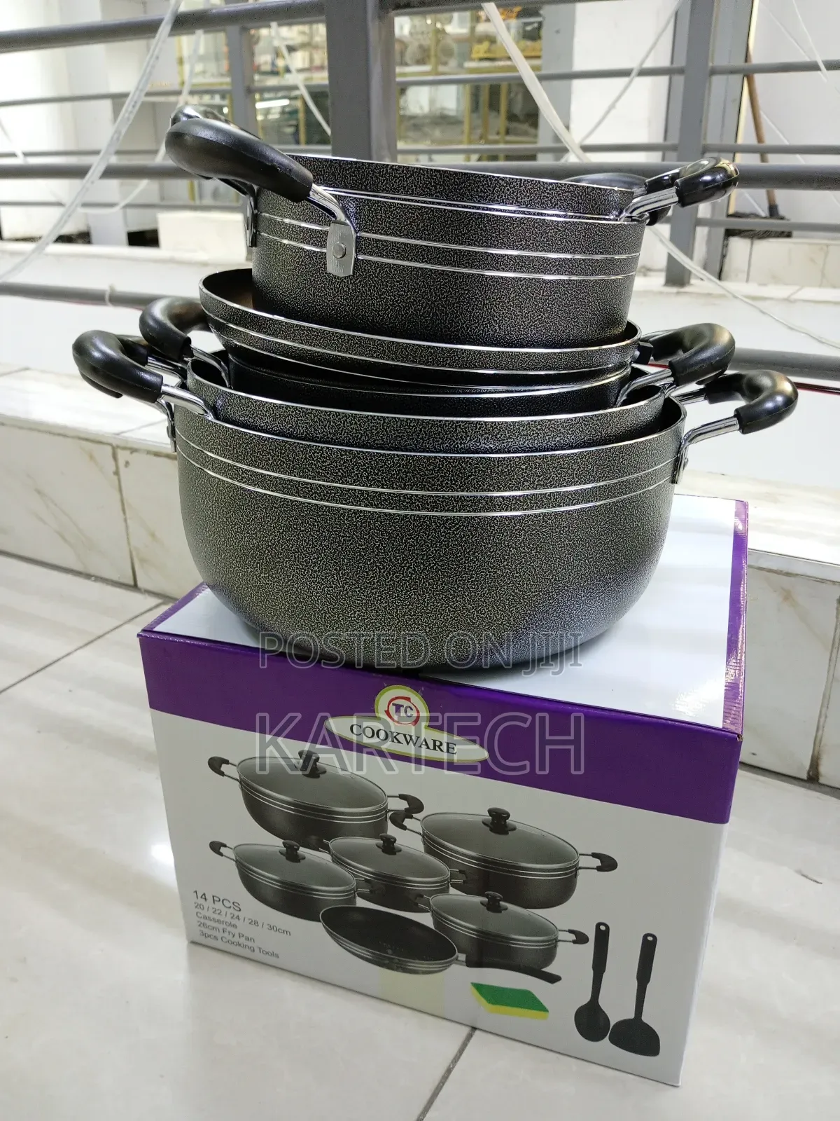 TC Nonstick Cookware 14 Pieces Cookware