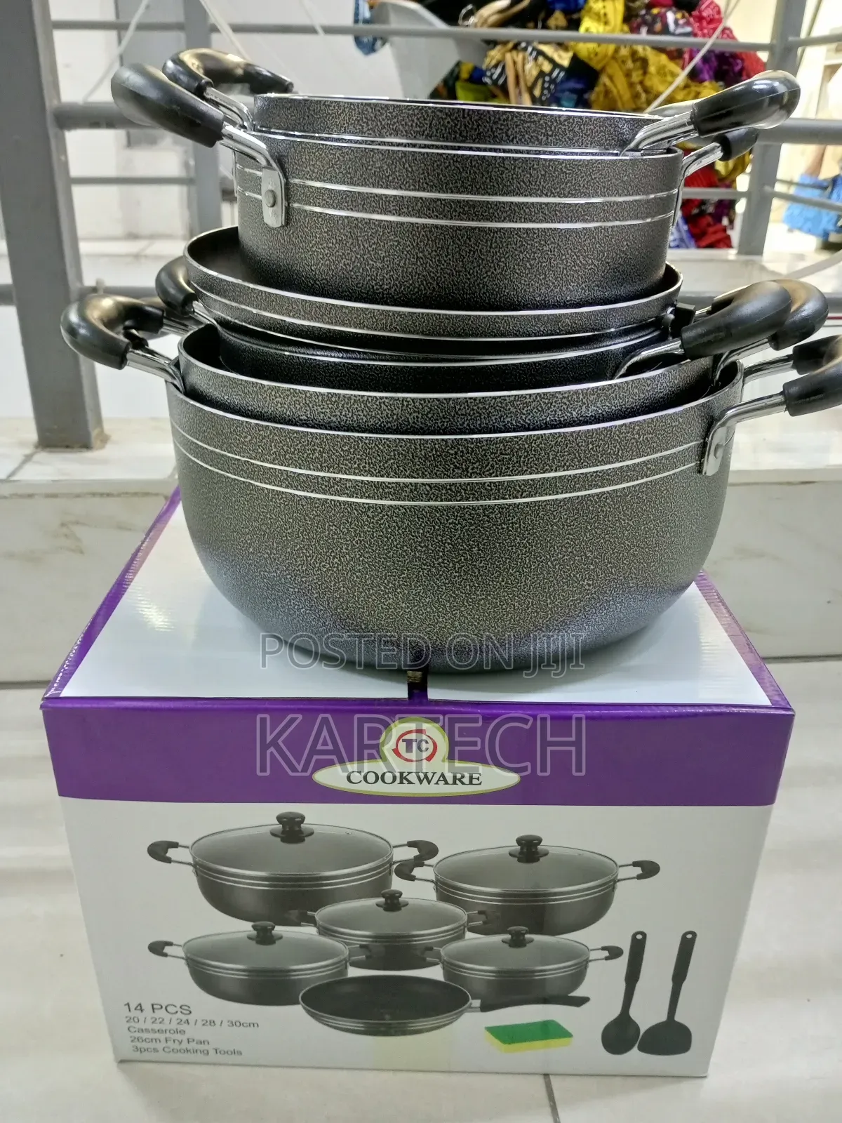 Non-Stick TC Cookware Set 14 PCS