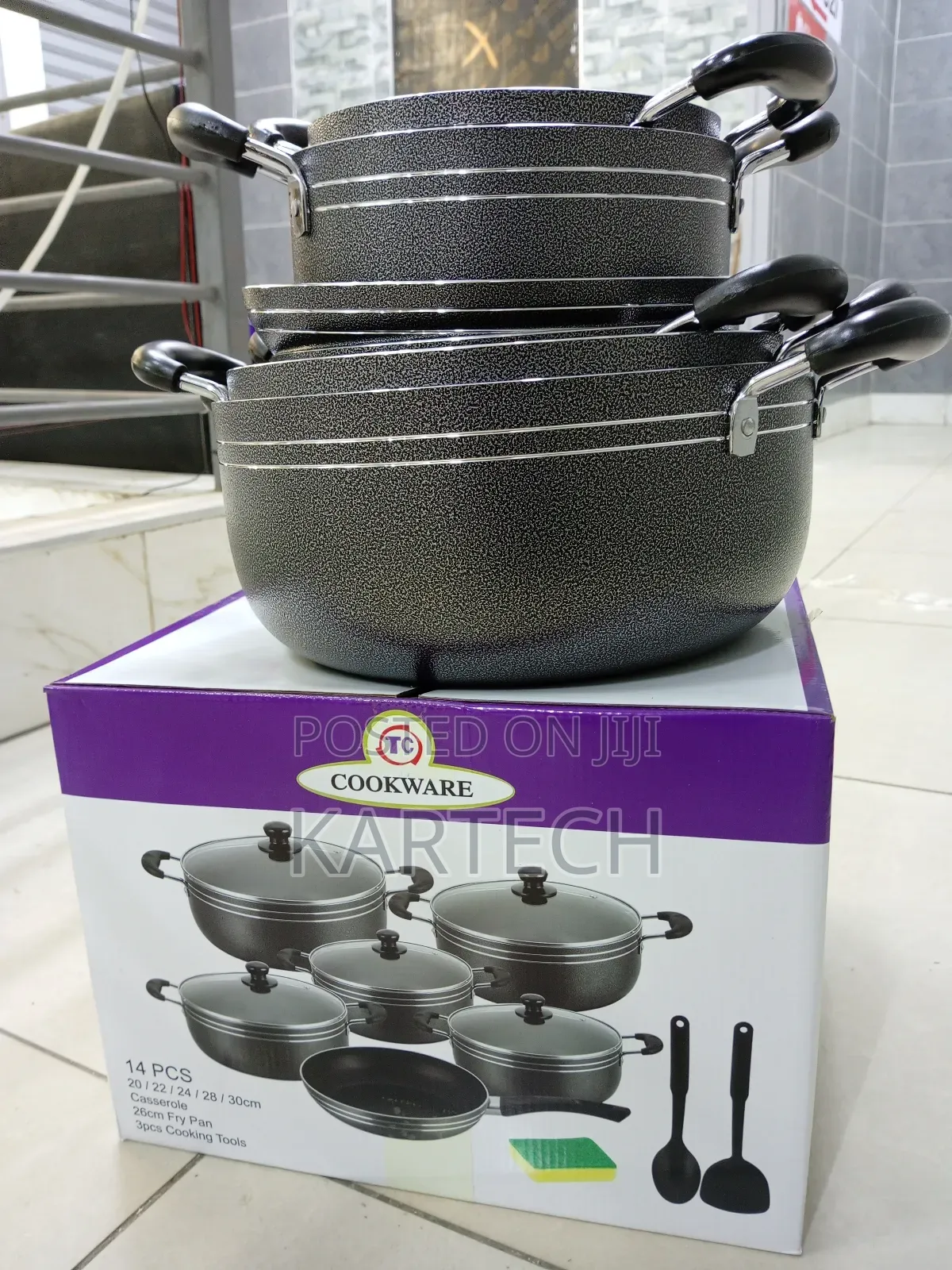 TC Non-Stick Pots 14 PCS