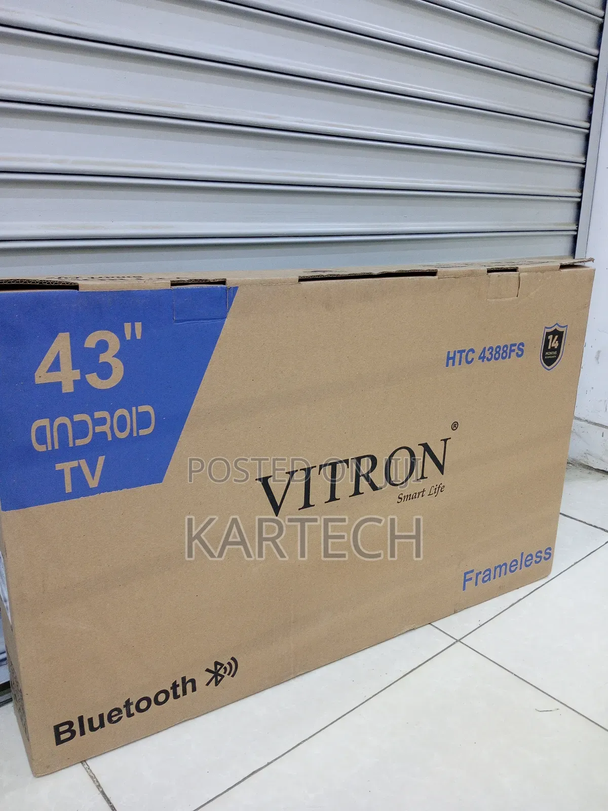 Vitron 43 Inches Android TV Wi-Fi Enabled With Bluetooth