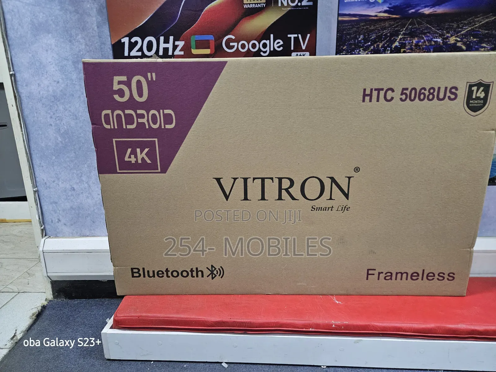 Vitron 50 Inch Smart Android Led Tv Htc5068us