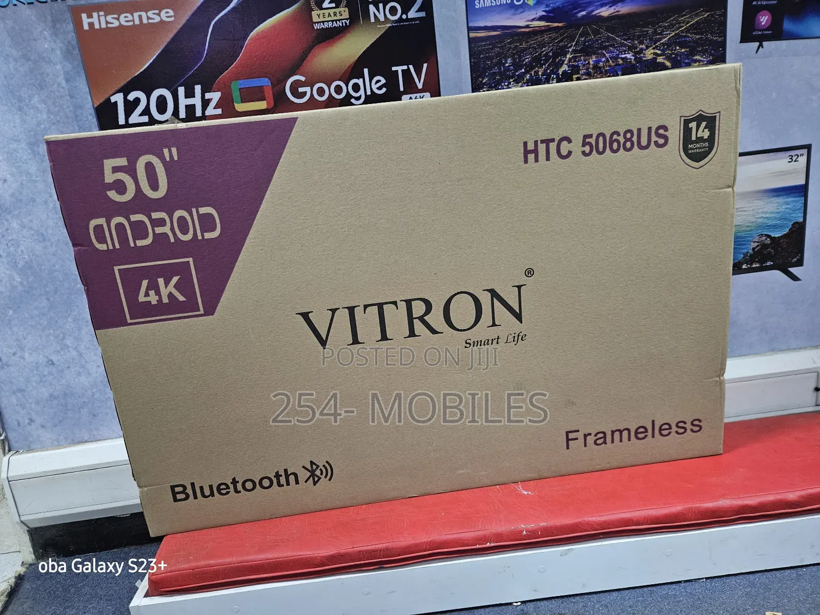 Vitron 50 Inch Smart Android Led Tv Htc5068us