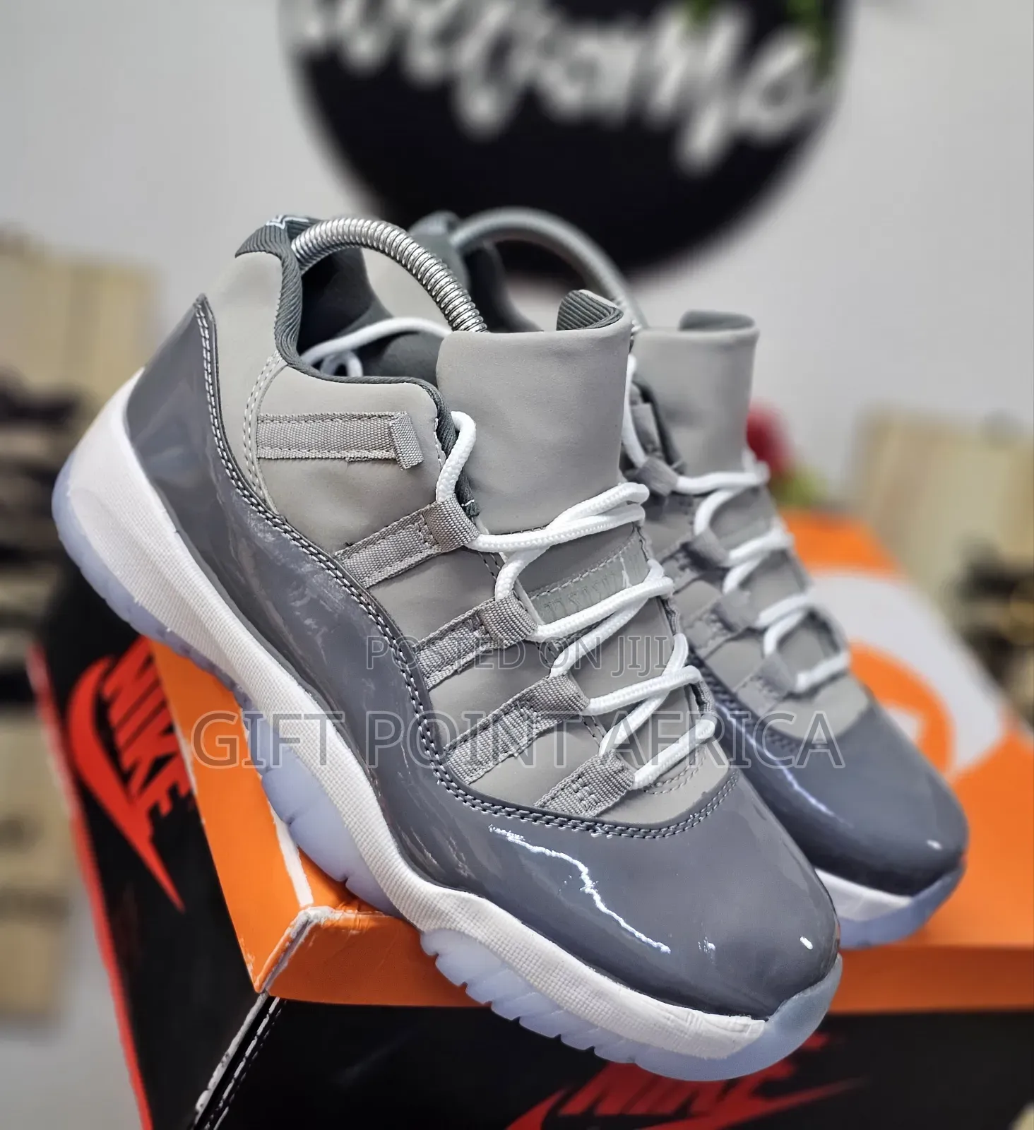 Air Jordan 11 Cool Gray Low Cut Sneakers