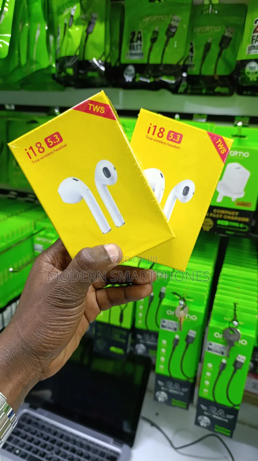 I18 TWS Wireless Twins Bluetooth Earbuds