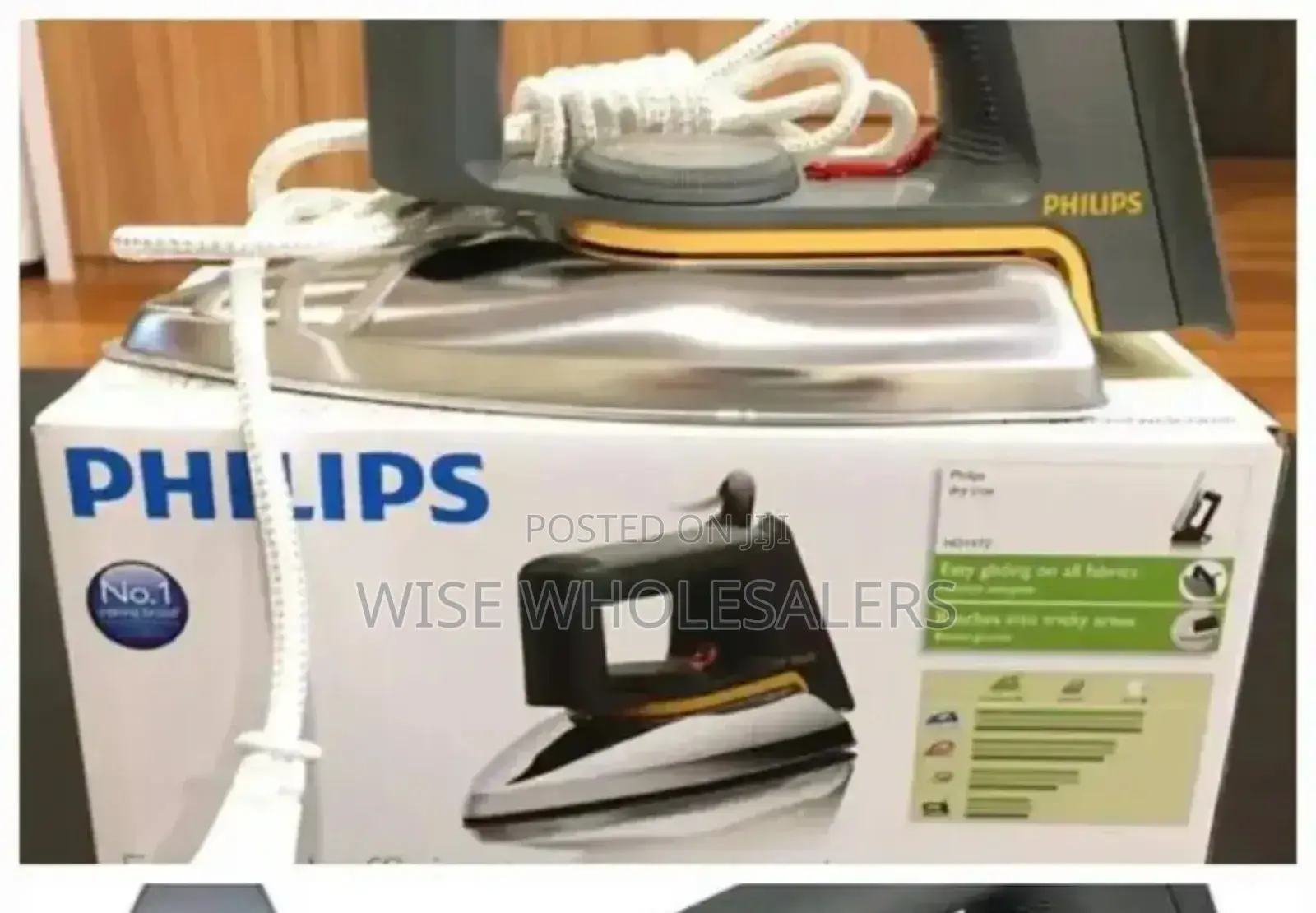 √ Philips Durable Non-Stick Soul Plate Dry Iron Box✓✓