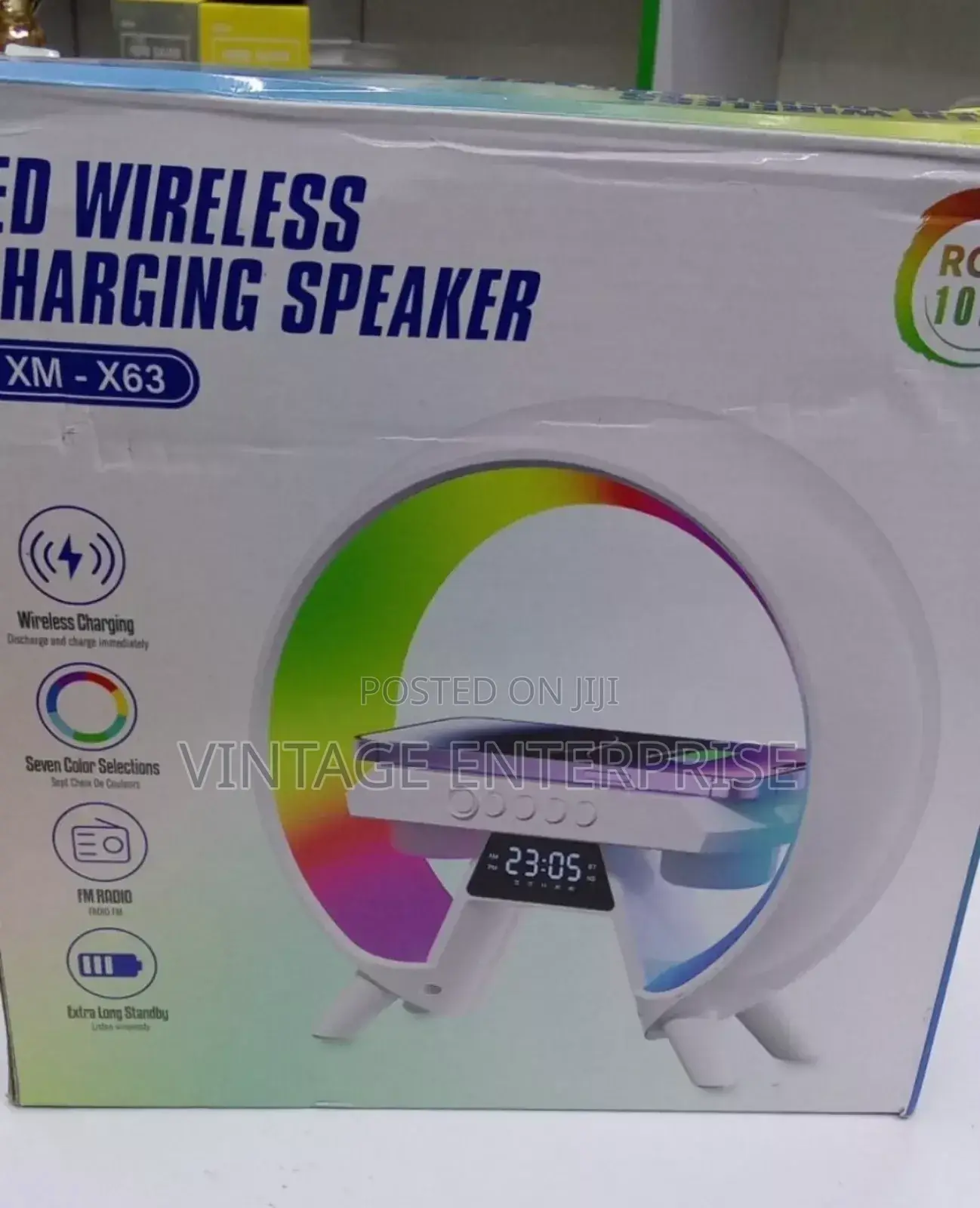 Speaker , LED Wireless Charging Speaker