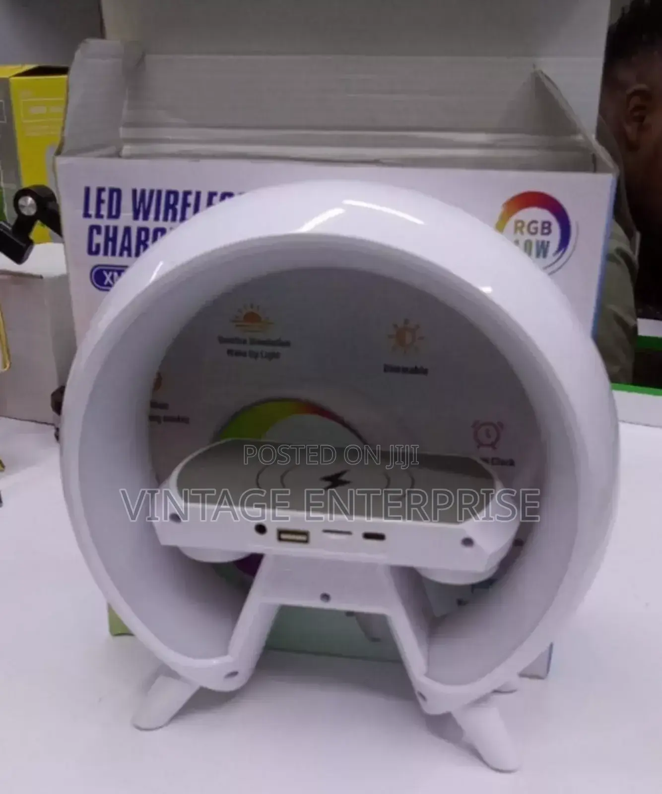 Speaker , LED Wireless Charging Speaker