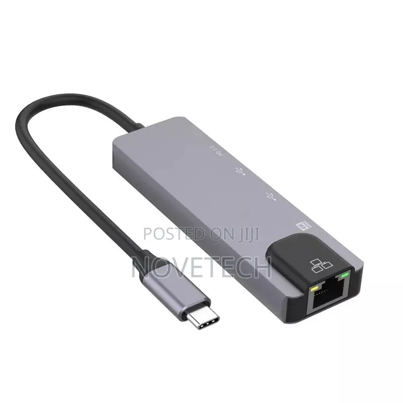 Multi-Function Type-C Hub HDMI USB3.0 LAN Ethernet Dock