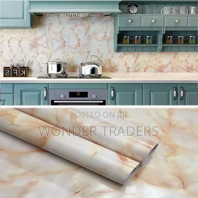 ,*Self-Adhesive Marble Contact Paper 60cm Wide by 10m Long*