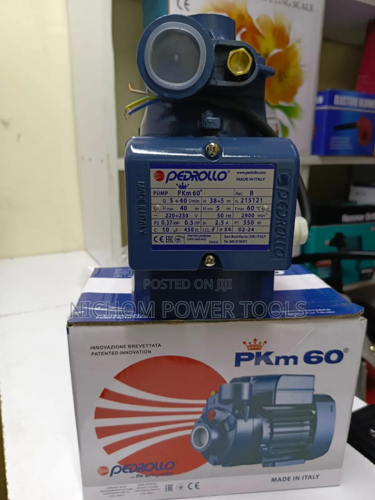 Reliable 0.5hp Pedrollo Water Pump