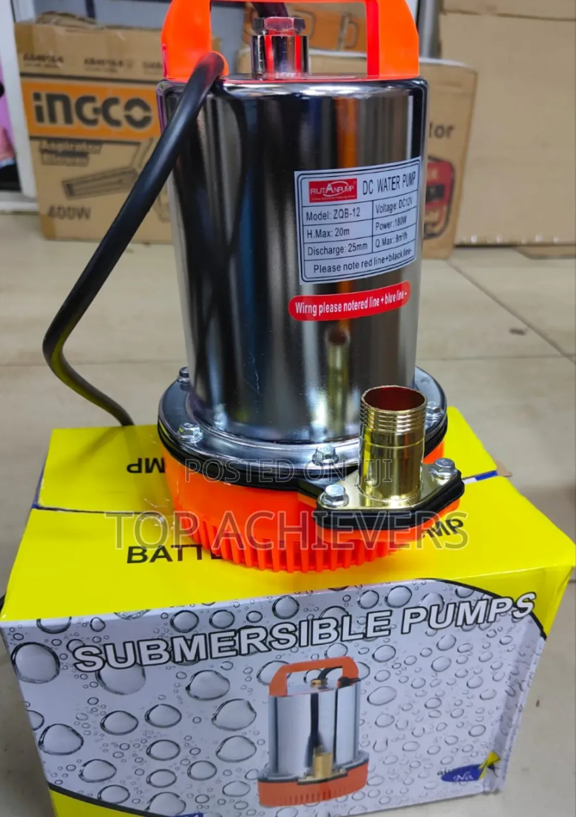 12v Solar Submersible Pump 20m
