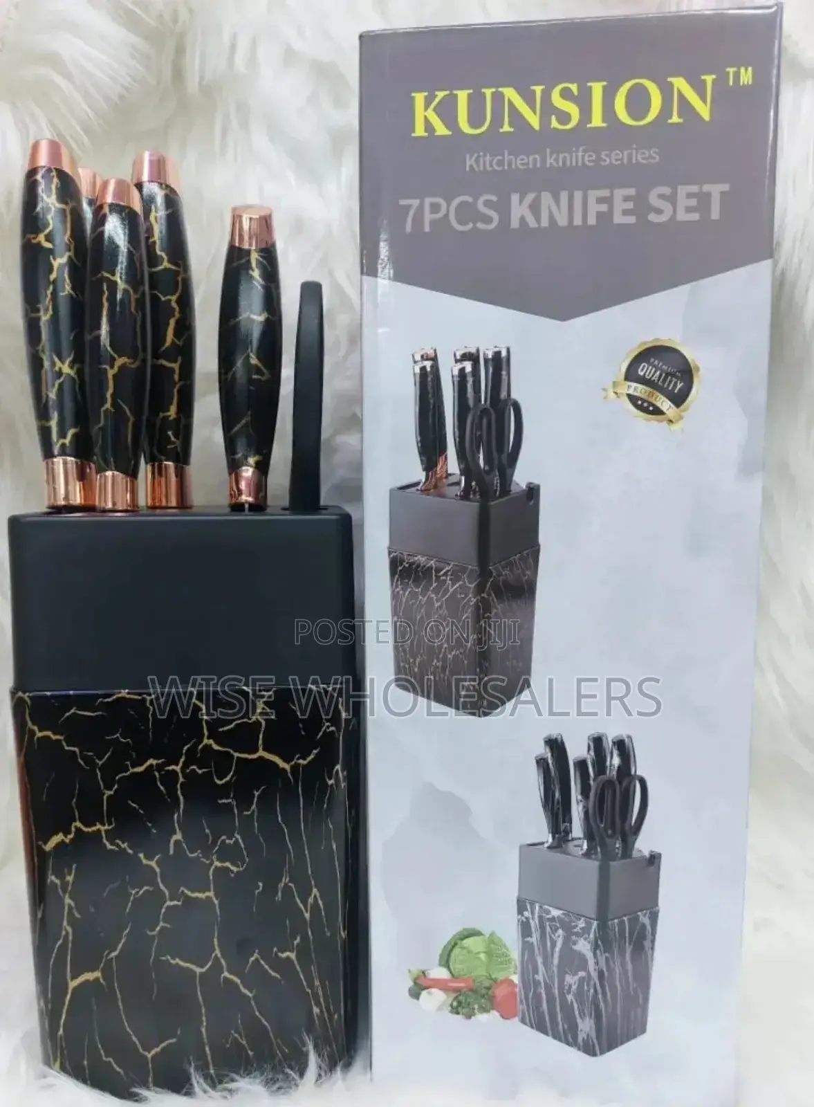 Marble Kitchen Knife Set✓ Available