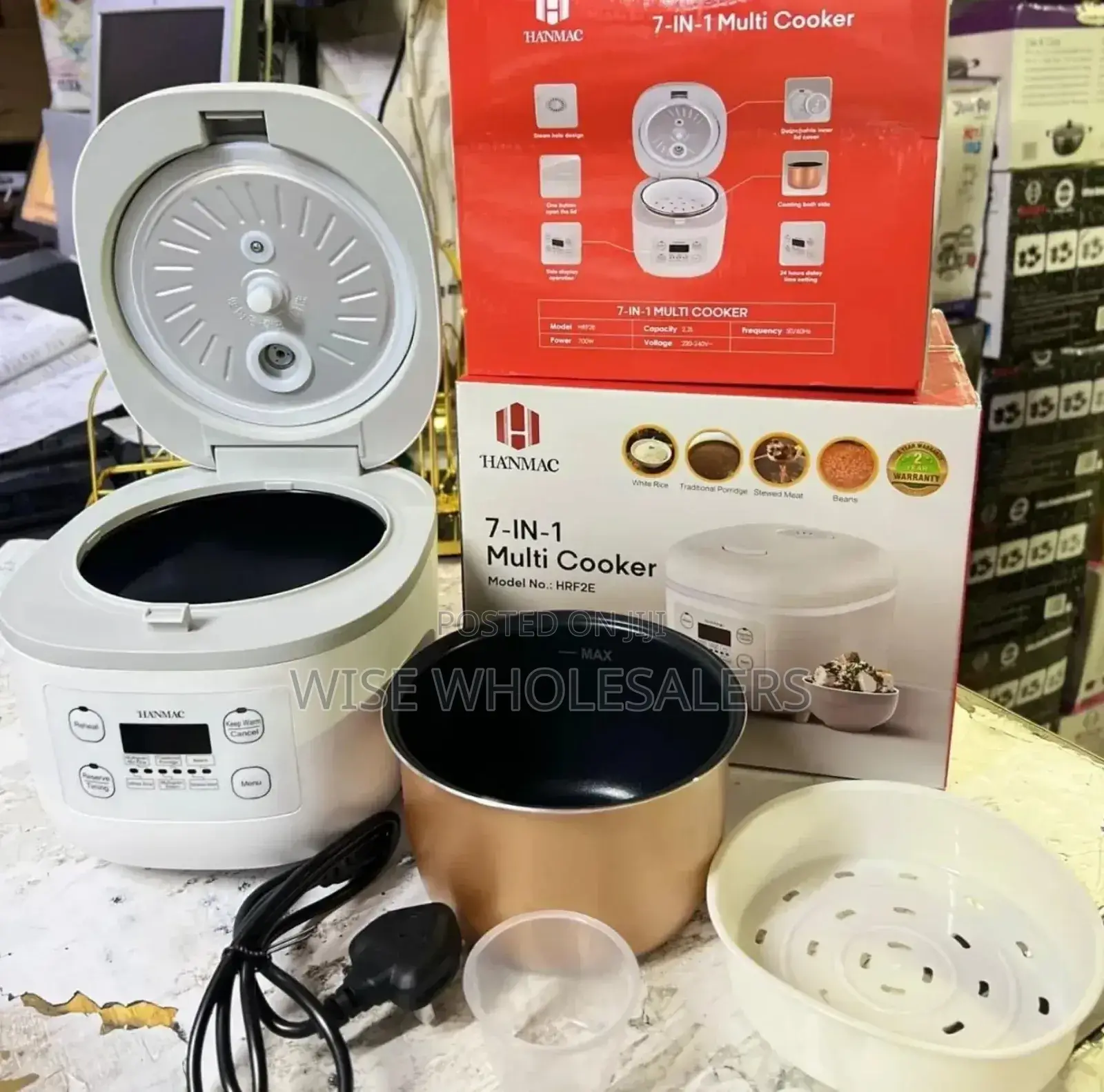 *7 In 1 Multi-cooker*
Available
