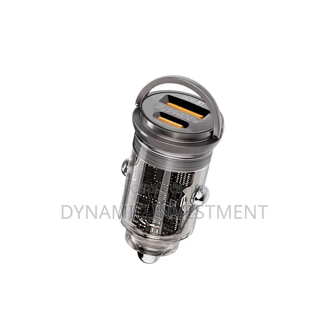 Promate 65W Rapidcharge Transparent Mini Car Charger – Trans