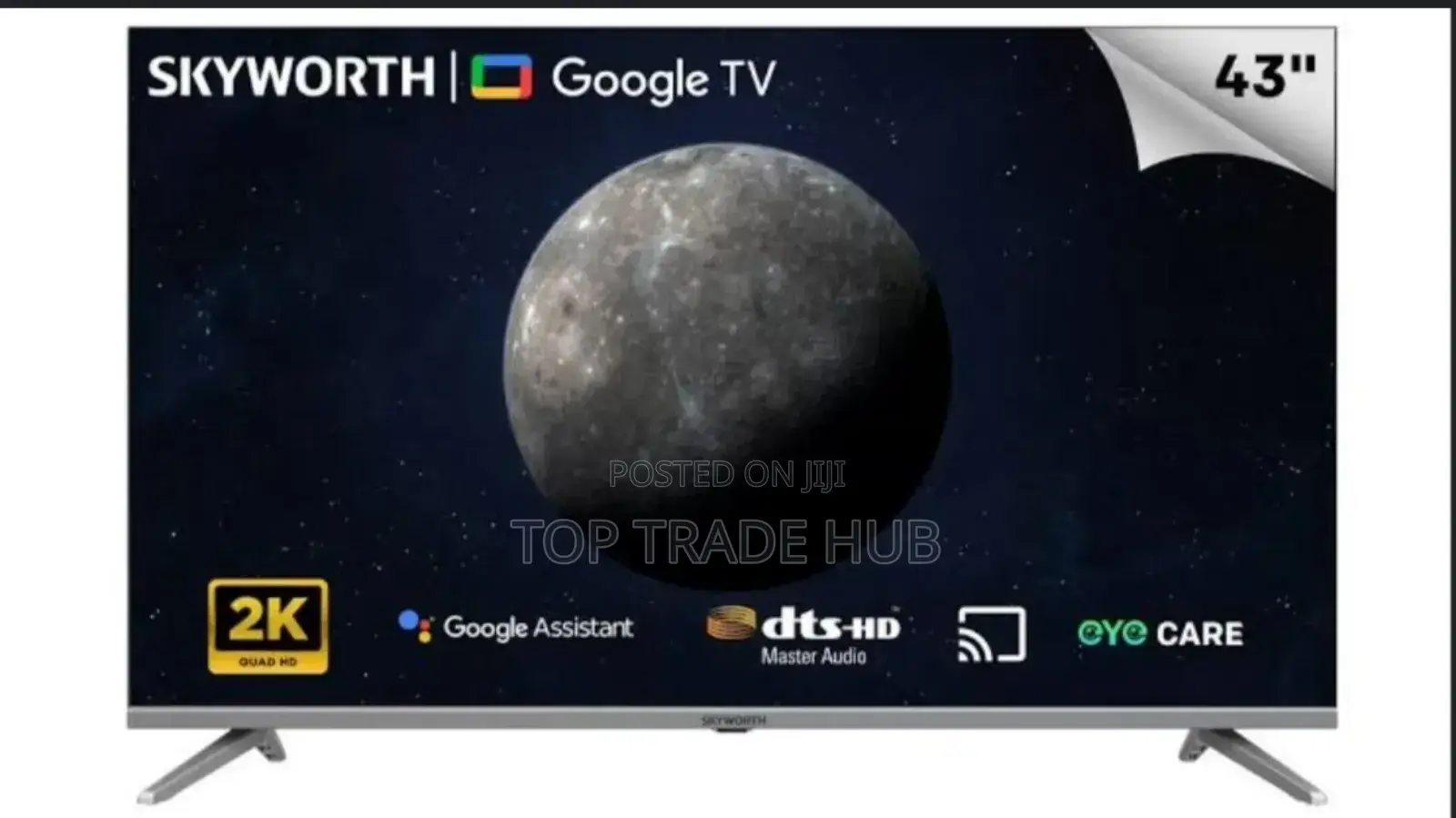 Skyworth 43 Inch Frameless Google TV HDR 
