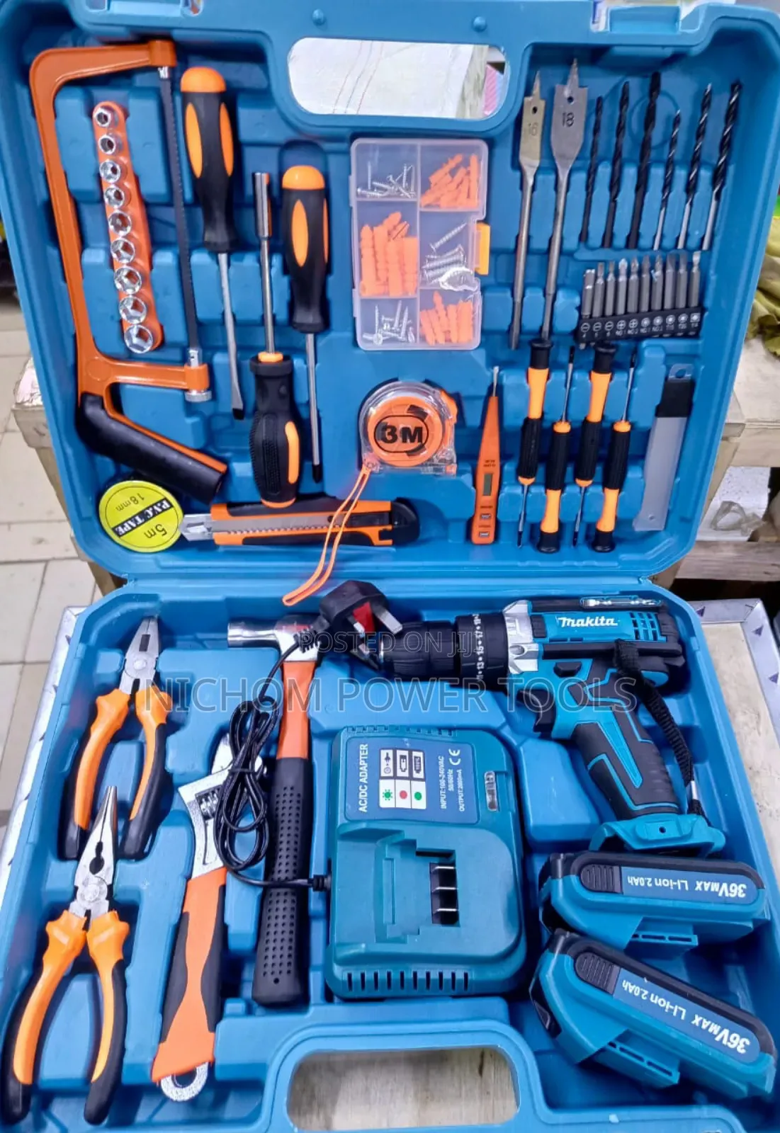 Complete 36v Makita Cordless Drillset