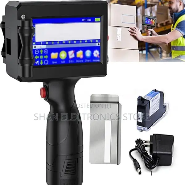 Handheld Inkjet Printer:: Smart Expiry Date/Time/Barcode/Qr