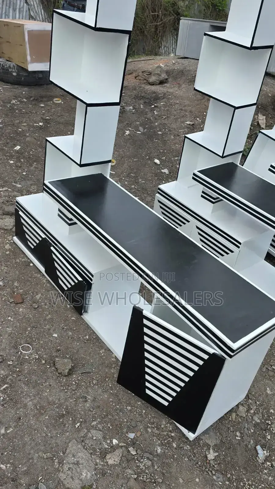 Modern Tv Stand Fitted With Led Lights