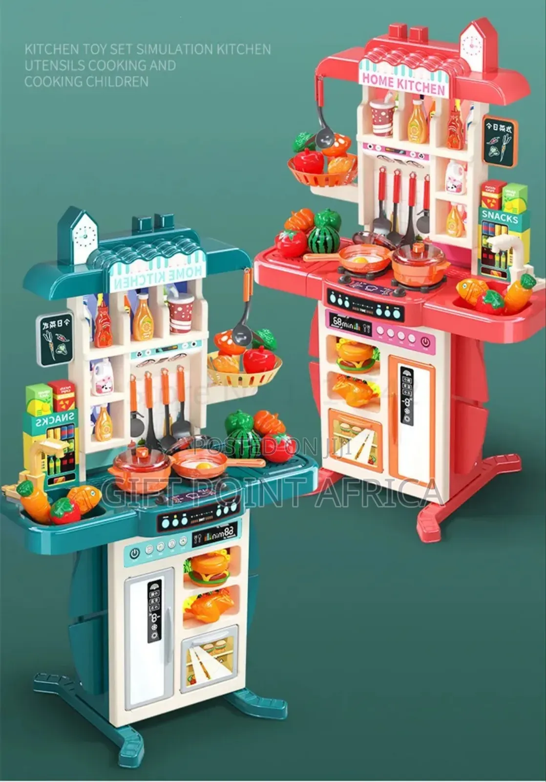 95cm 54 Pieces Spraying Kitchen Set for Kids