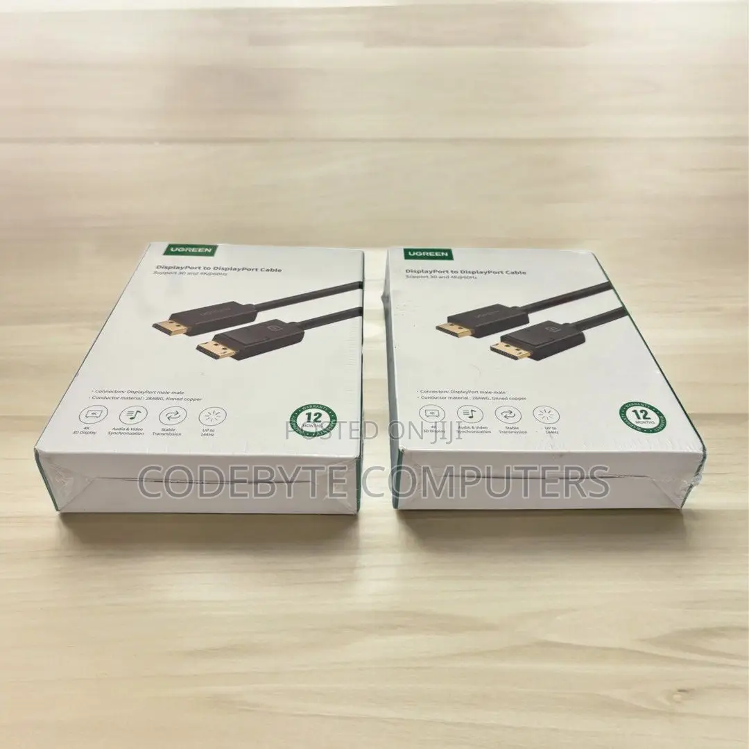 UGREEN Displayport Male to Male Cable 1.5m (Black) - DP102