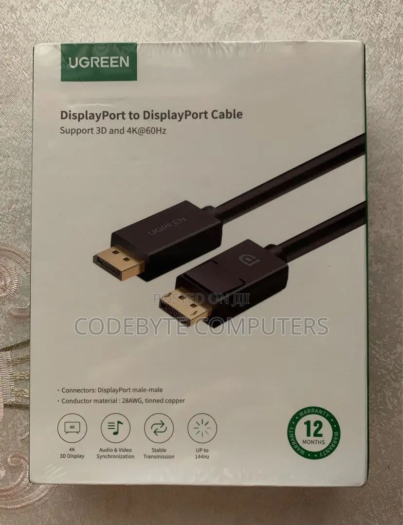 UGREEN Display Port Male to Male Cable 1.5m