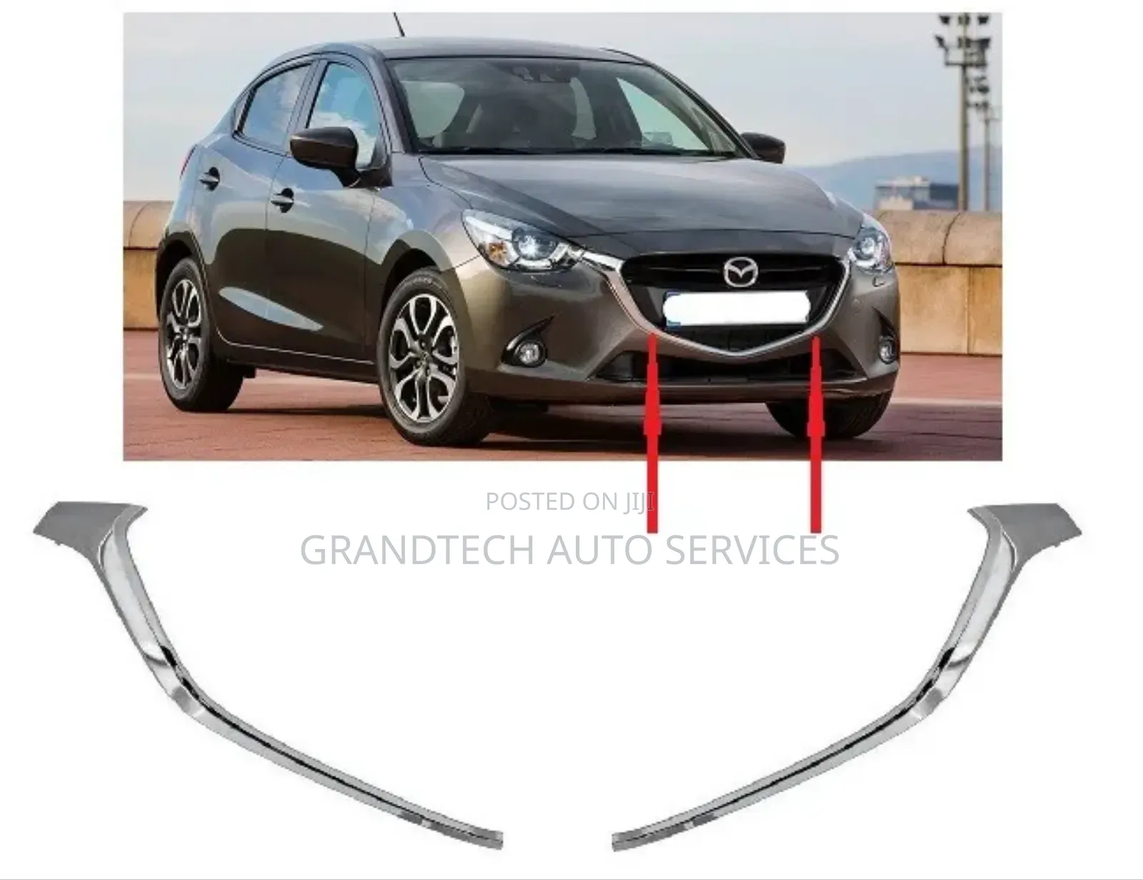 Mazda Demio 2014-2018 Front Grille Chrome