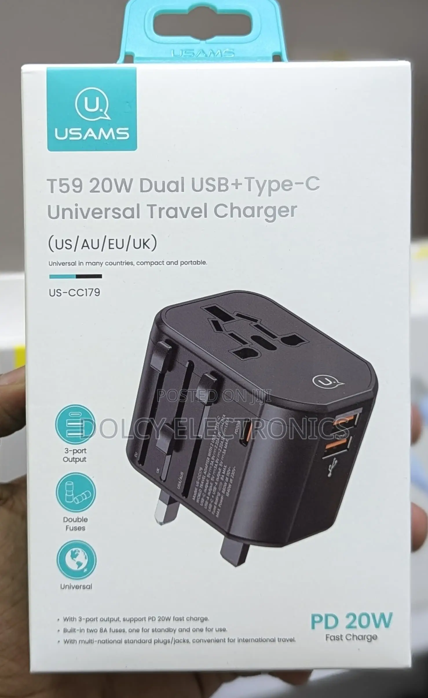 USAMS T59 Universal Travel Adapter Travel Charger