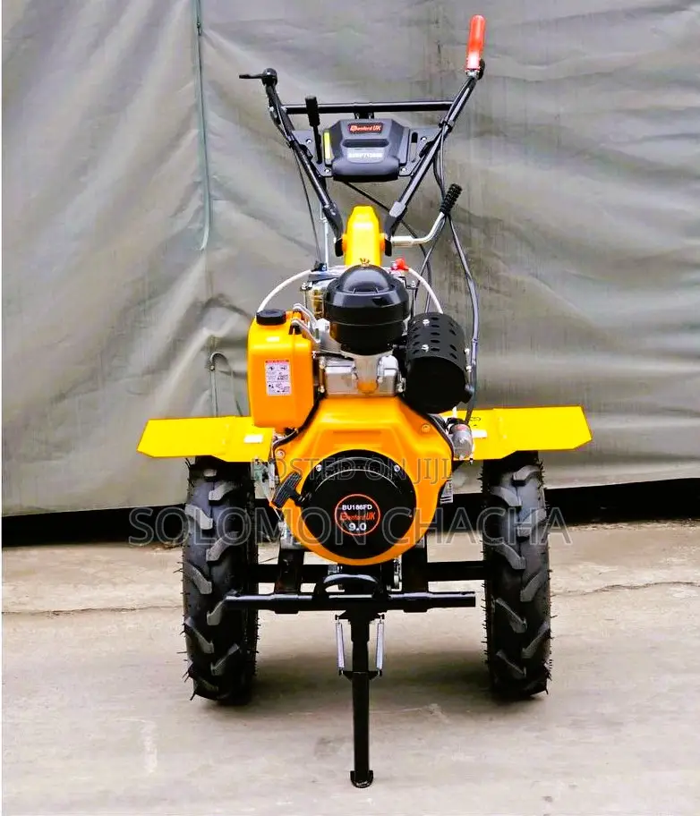 New Diesel 9HP Key Start Power Tiller With Accessories