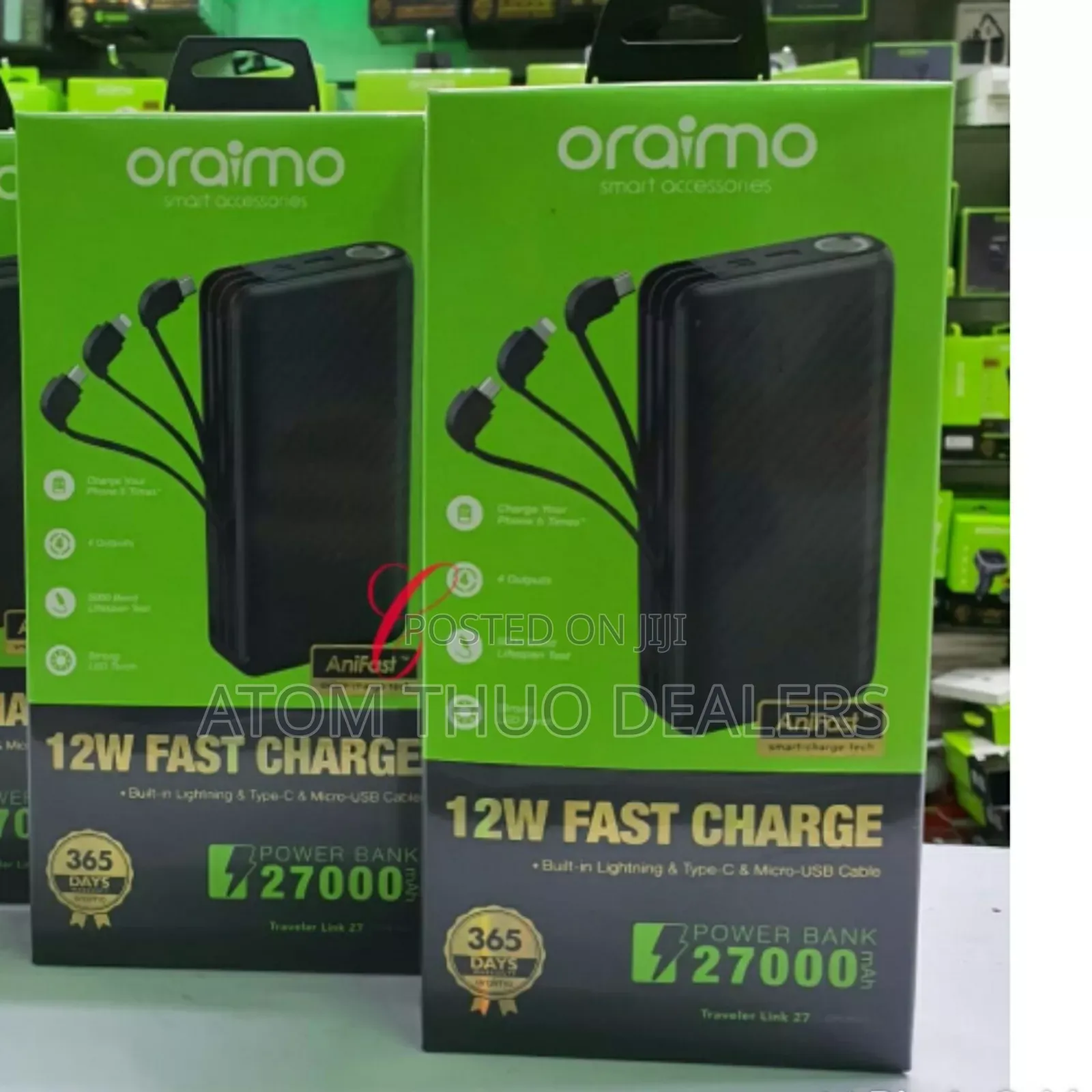 Oraimo Traveller Link 27 OPB-P5271 Power Bank