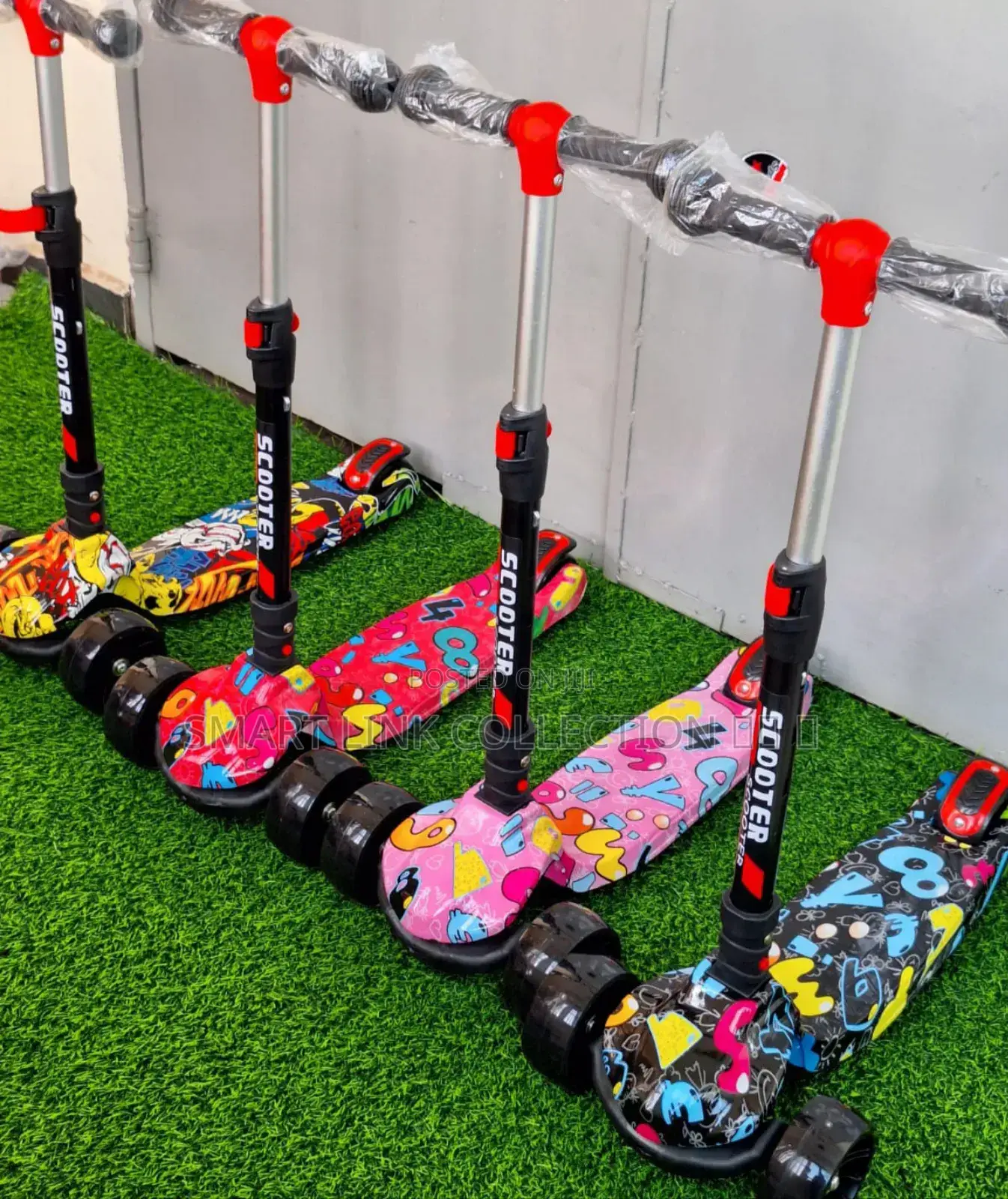 Scooter With Graffiti