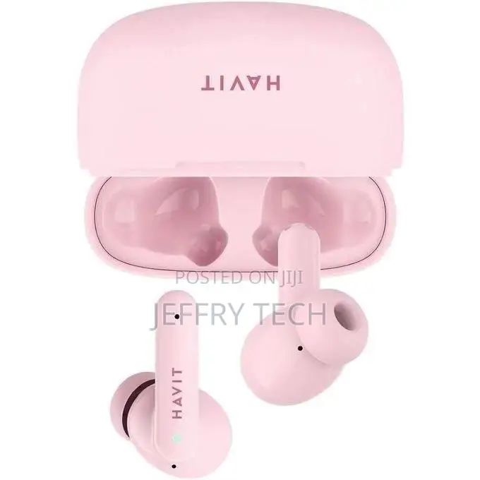Pink Havit True Wireless Stereo Earbuds