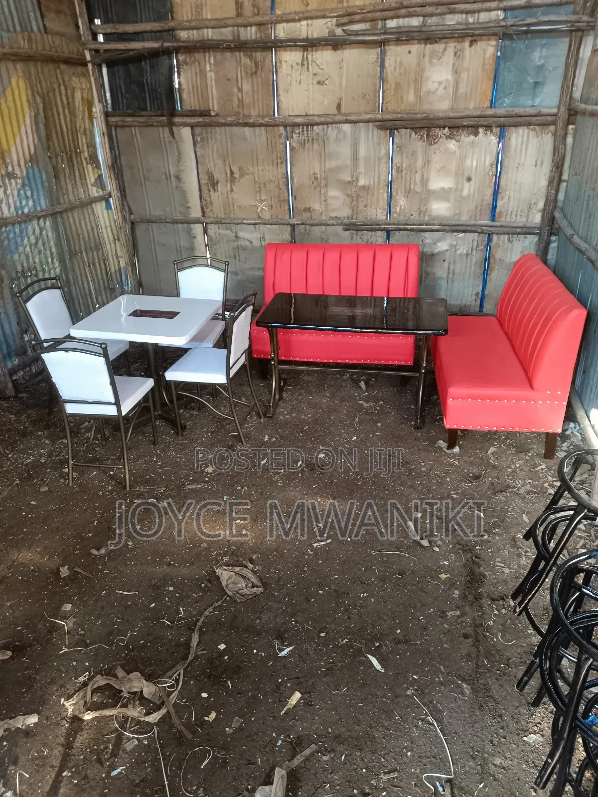 Powder Coated Restaurant Set White, and a Vip Lounge Set.