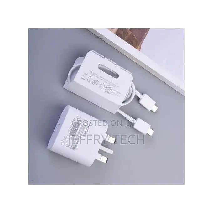 Samsung 25 W Fast Wall Charger USB-C to C Cable – Black