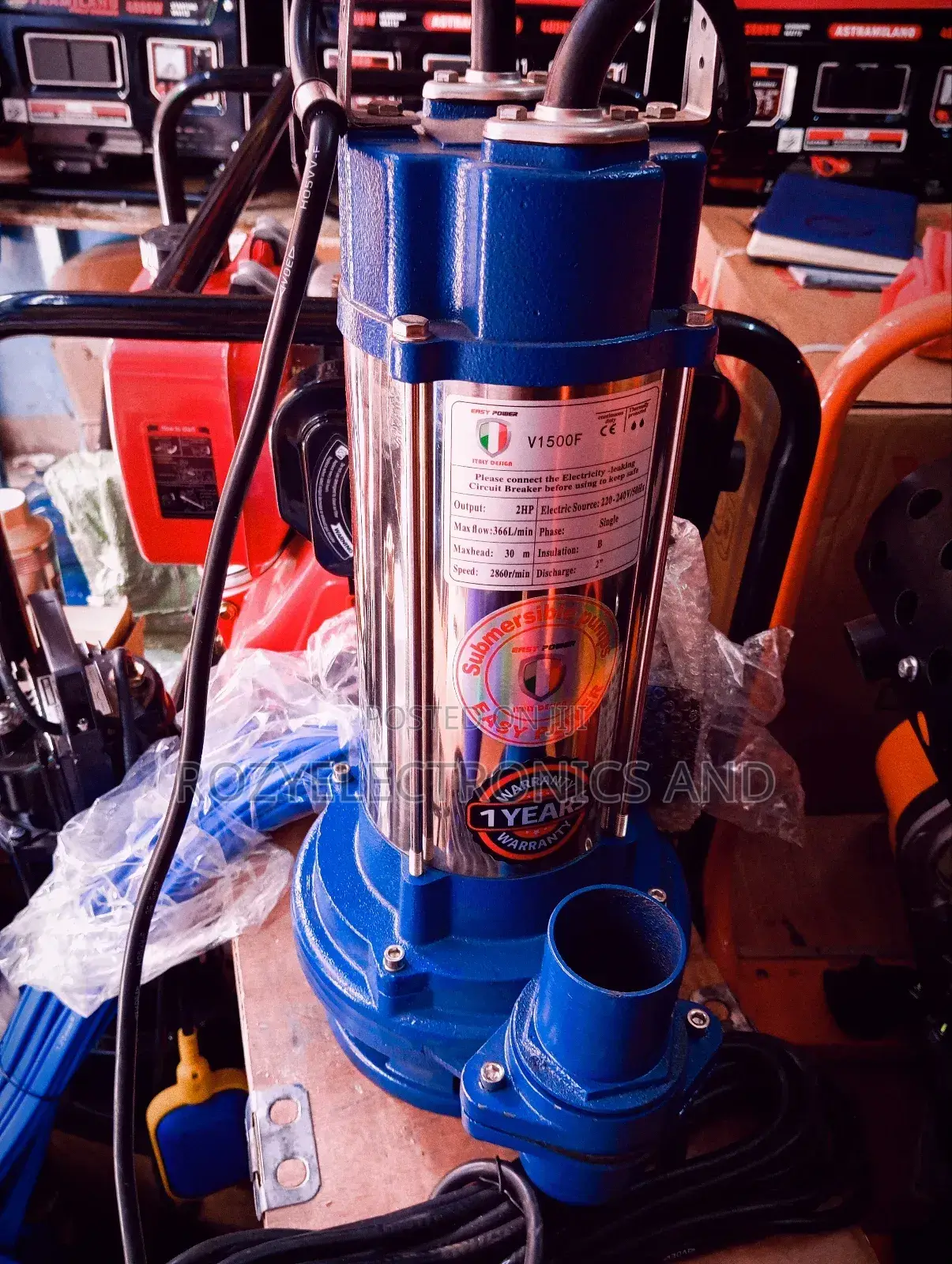 2hp Submasible Sewage Pump