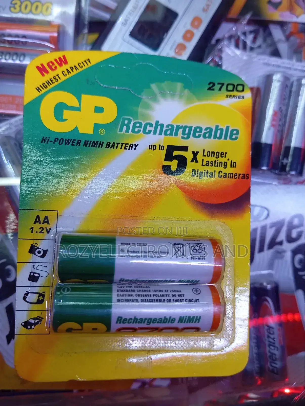 Rechargeable Triple AAA Battery