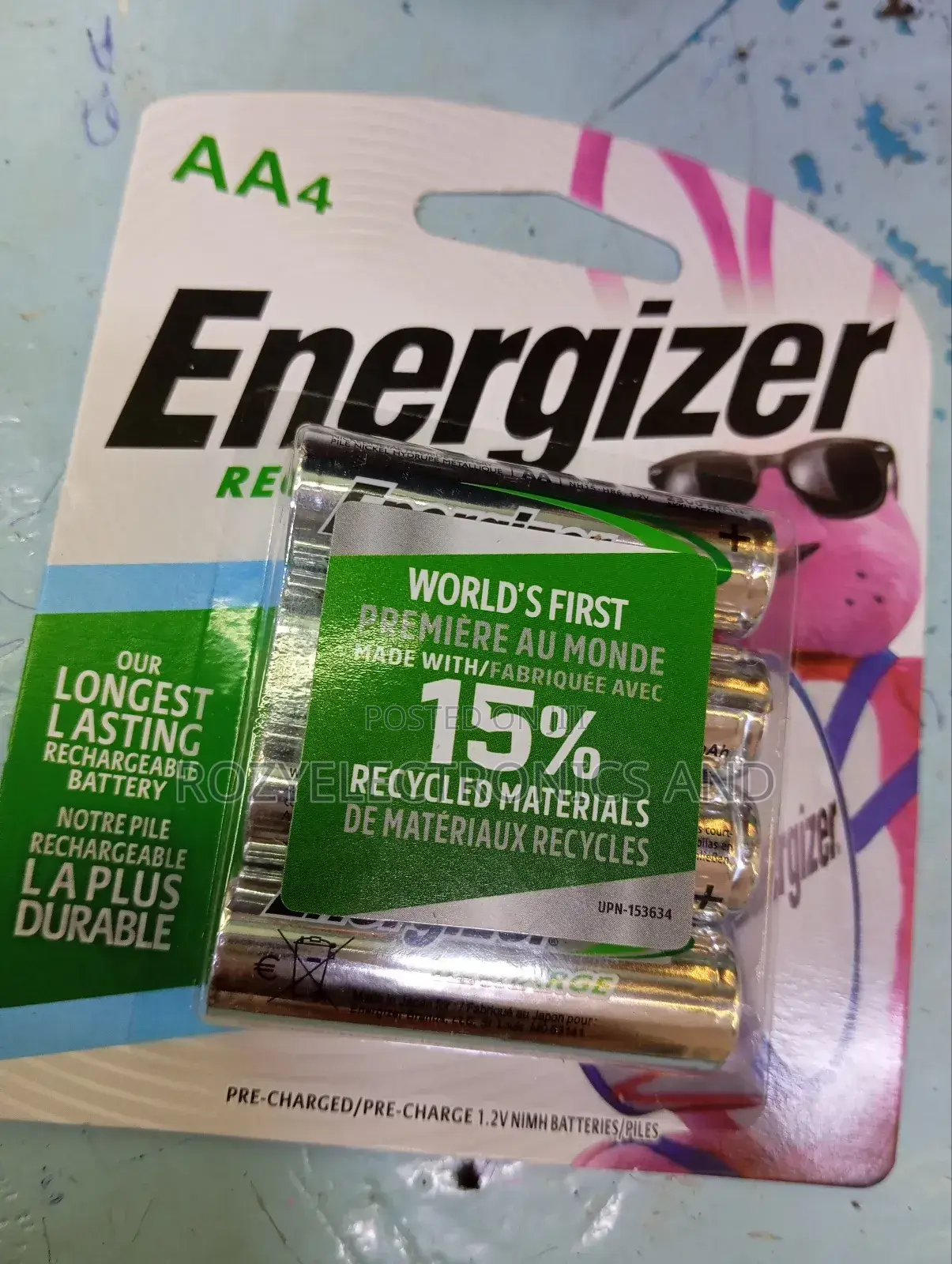 Energizer Triple AAA Battery Rechargeable Original