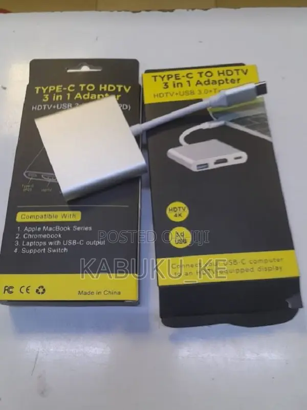 USB Type C to HDMI Adapter 3-in-1 Type-C Hub