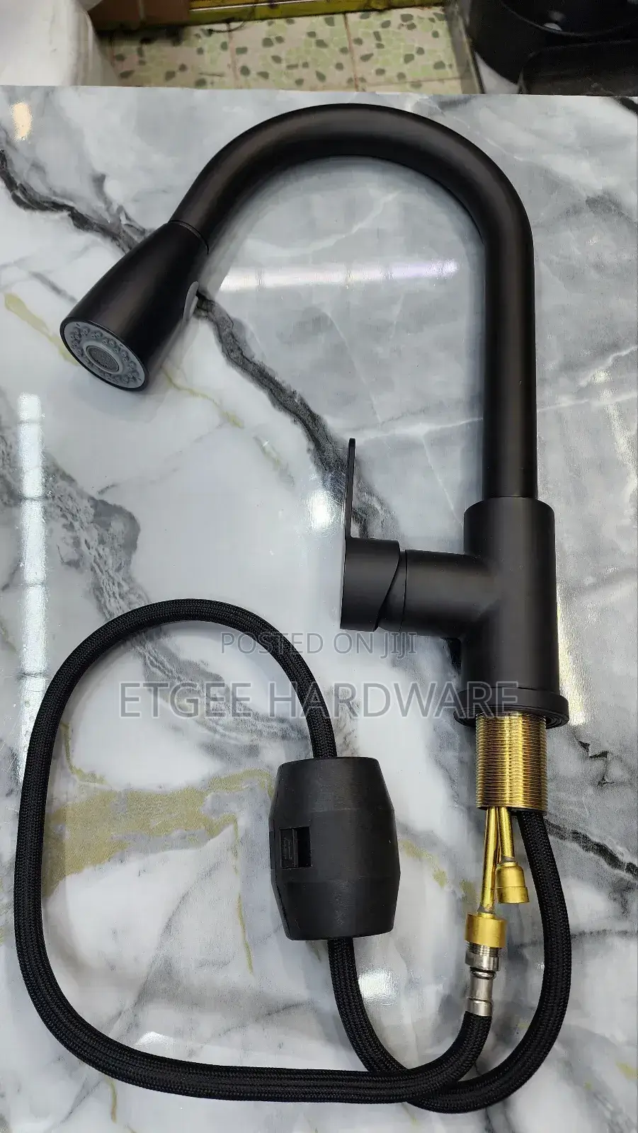 Pull Out Kitchen Mixer Black