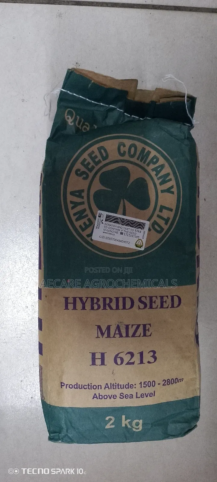 Highland Maize Seeds 6213 2kgs Kenyaseed
