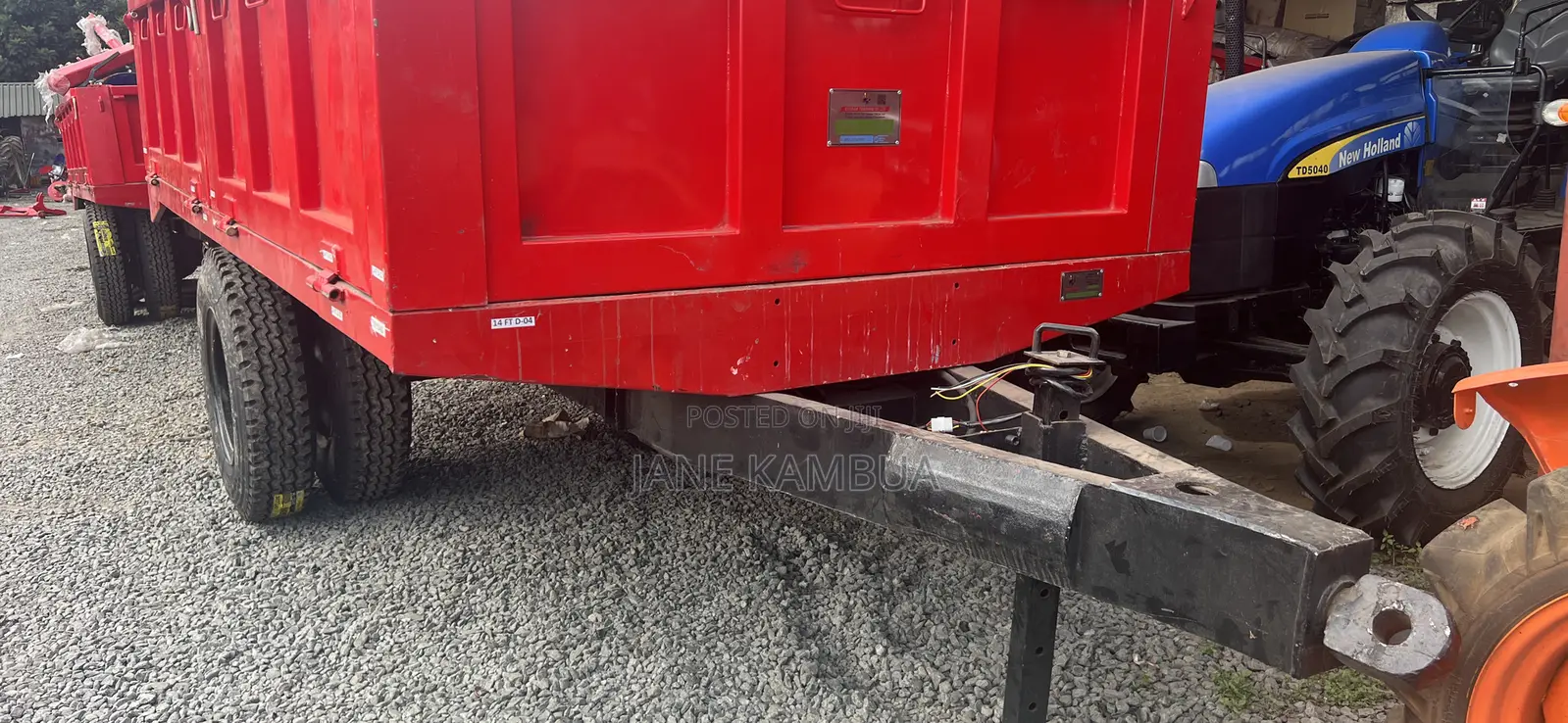 14tonne Tipping Tractor Trailer