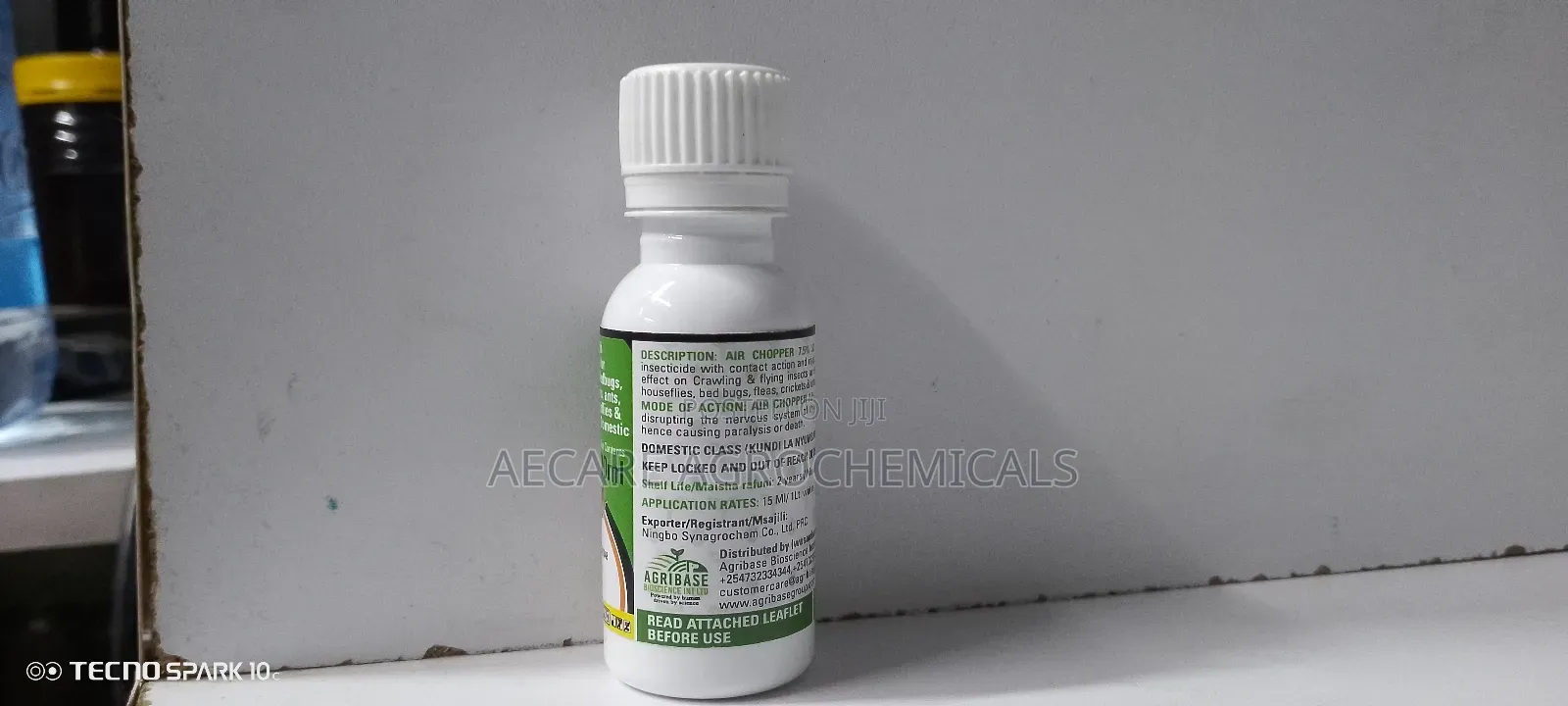 Air Chopper Bedbugs,Fleas Cockroach Insecticide 7.5sc 30ml