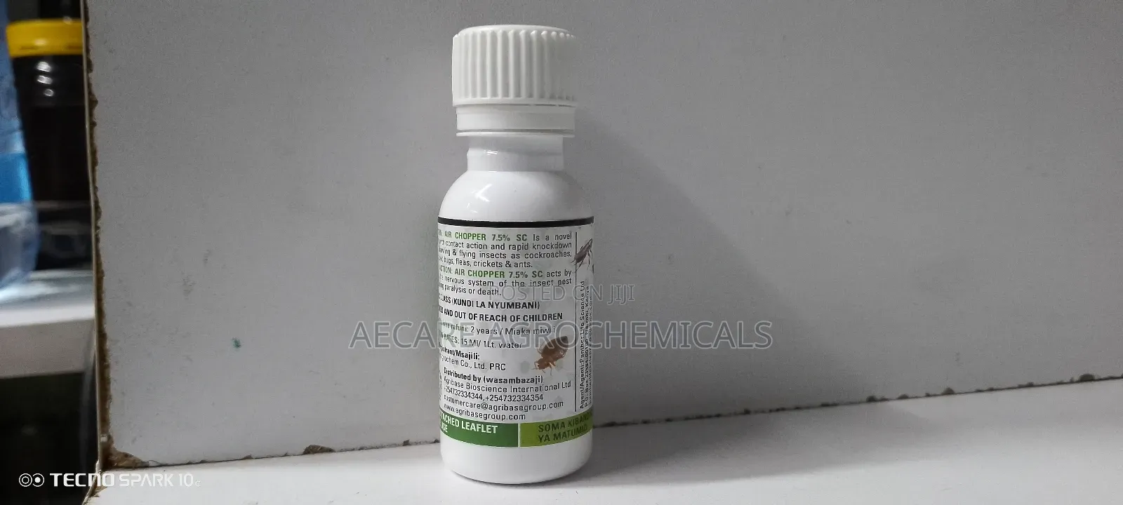 Air Chopper Bedbugs,Fleas Cockroach Insecticide 7.5sc 30ml