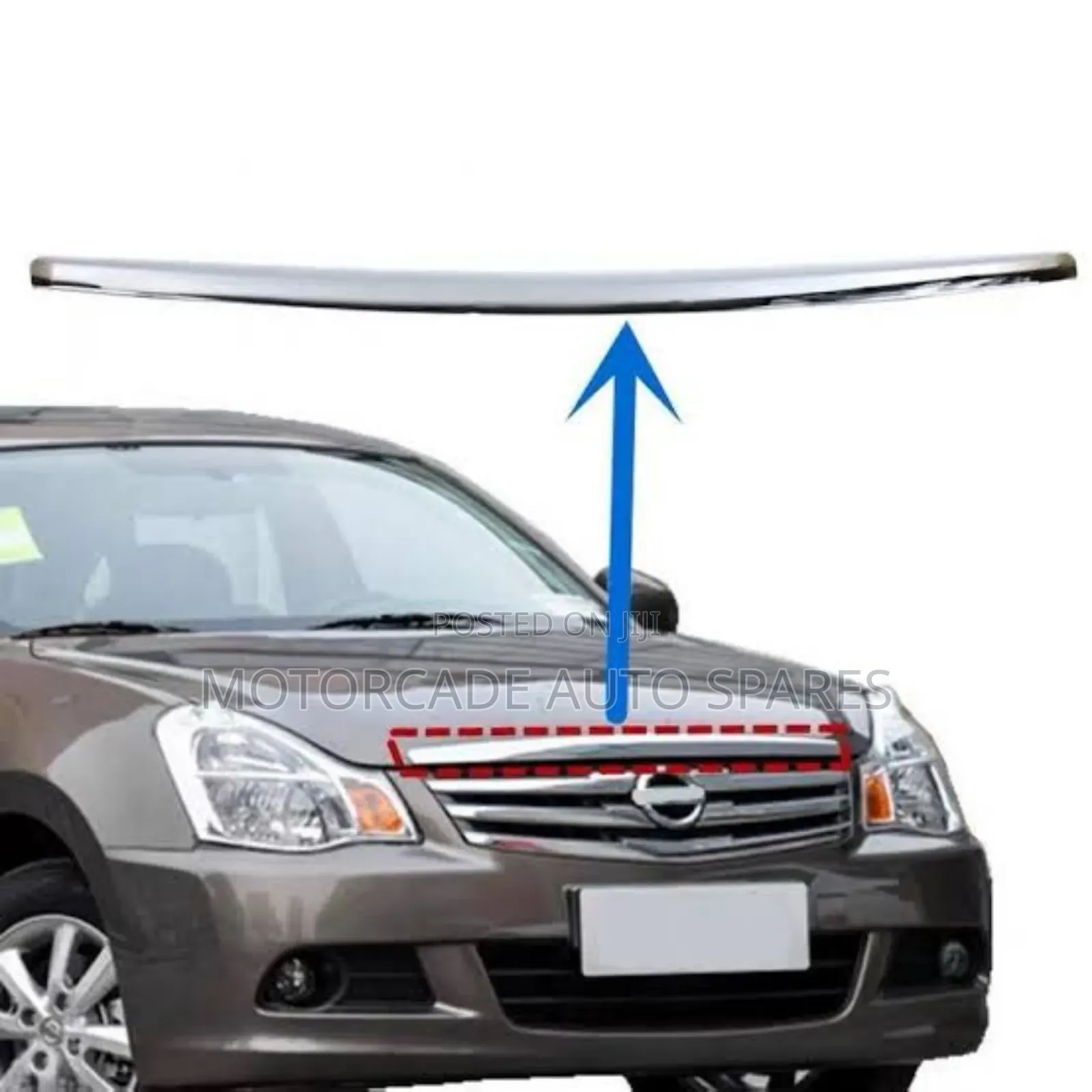 Nissan Bluebird Sylphy 2007-2010 Bonnet Chrome