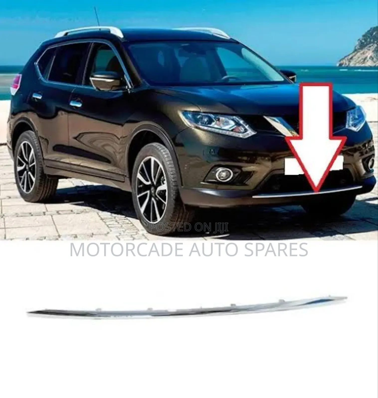 Nissan Xtrail T32 2014+ Front Bumper Chrome