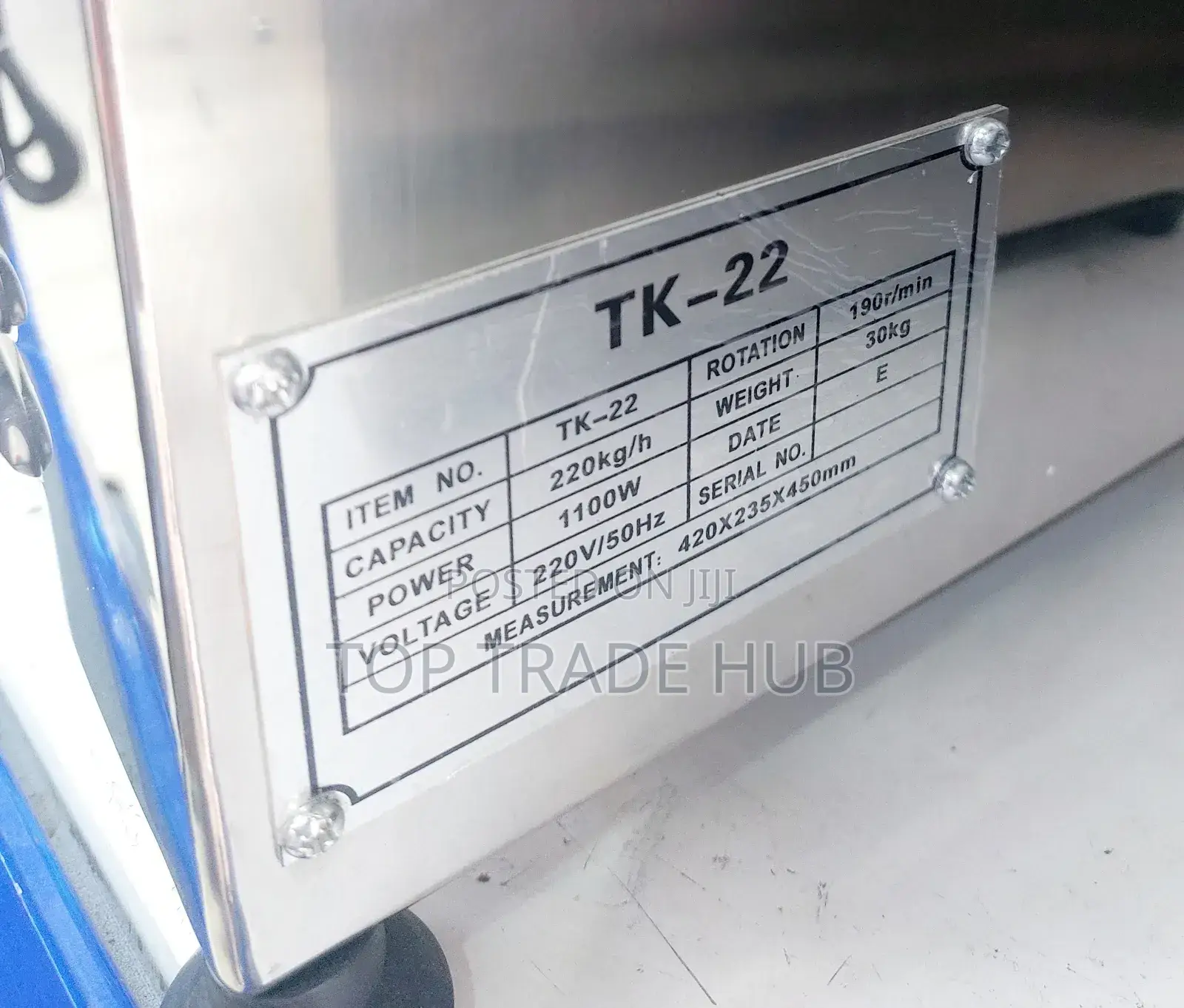 Commercial Electric Meat Mincer Machine 220kg/Hr