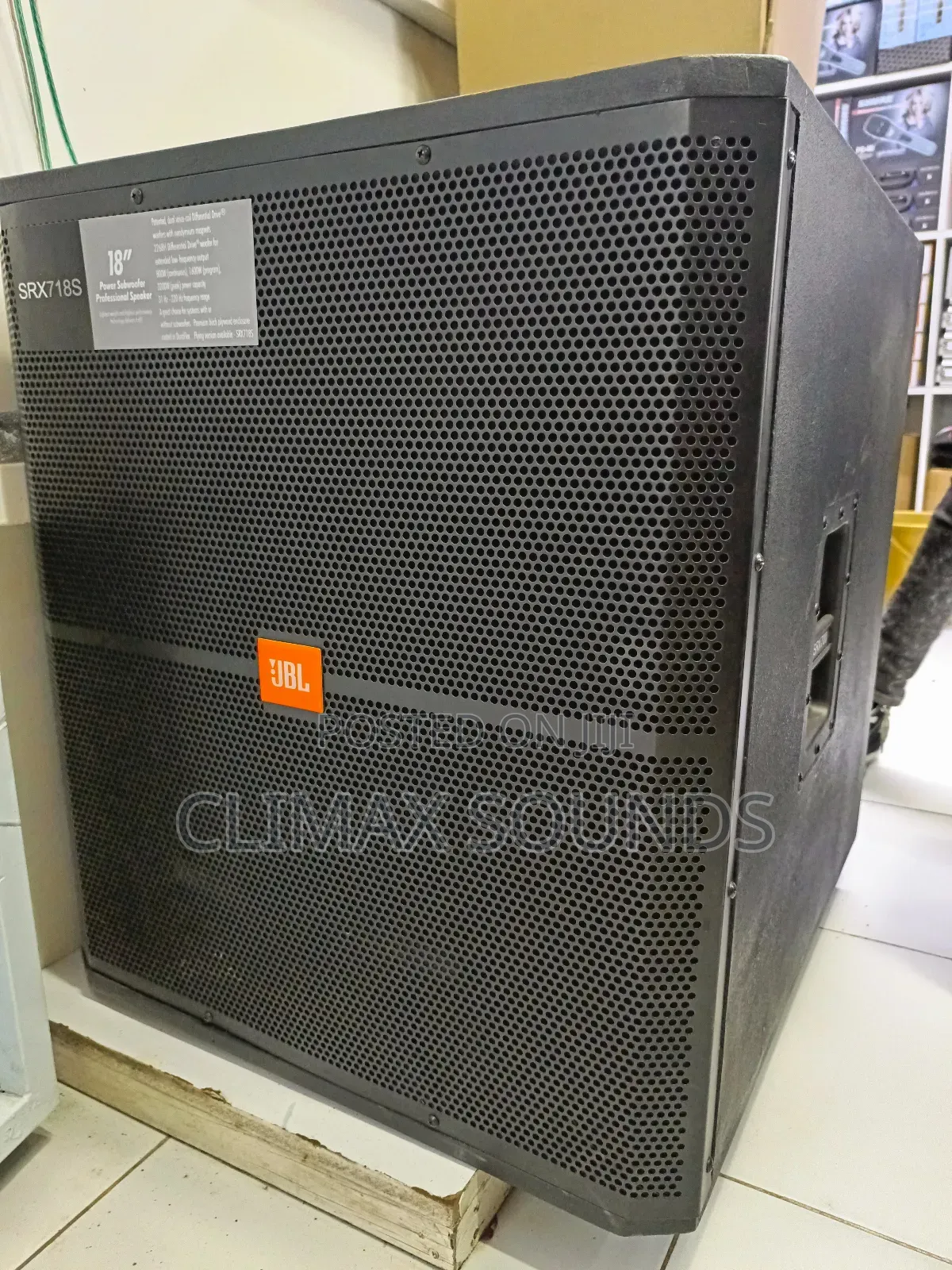 JBL Base Speaker SRX 718 S
